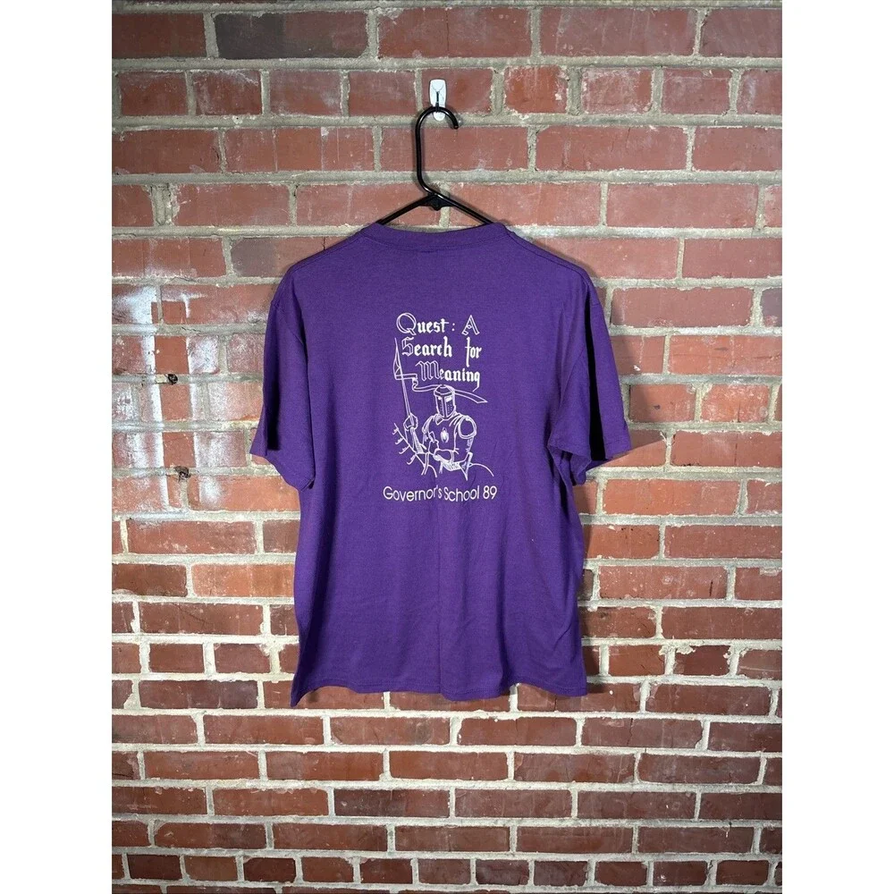 Vintage 80s University Of Richmond Governor’s School Summer 1989 Shirt Adult XL
